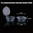 thumbnail image 4 of Small Plastic Containers with Lids, Jello Shot Cups with Lids, Disposable Portion Cup BPA Free for Sauce, Condiments, Souffle, Salad Dressing, Medicine or Slime, 4 of 5