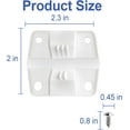 Coleman Cooler Repair Kit 4 Pack ABS Plastic Hinges & Stainless Steel Screws Compatible with