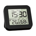 thumbnail image 1 of LCD Digital Display Hygrothermograph Humidity Meter Temprature Meter Multifunctional Clock Timer Recyclable Timing Two Sets of Alarms Clock, 1 of 9