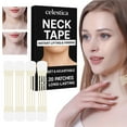 thumbnail image 4 of Neck Lift Tape Invisible Behind Neck,Neck Tape,Face Neck Lifting Tape Invisible Lift Turkey Necks for Double Chin & Lifting Saggy Skin,High Elastic Breathable Invisible,Reusable & Waterproof,20PCS, 4 of 9