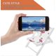 thumbnail image 4 of Beach Chair Phone Holder (flamingo), Hawaiian Decorative Tablet Holder, Wooden Canvas Beach Chair, Smartphone Business Card Holder, 4 of 5