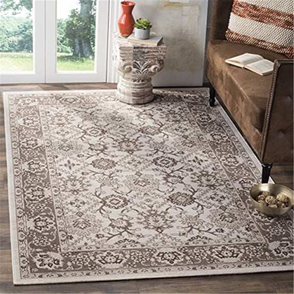 SAFAVIEH Artisan Cheshunt Oriental Area Rug, Ivory/Brown, 3' x 5'