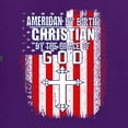 thumbnail image 6 of Wild Bobby, American by Birth Christian by The Grace of GOD Inspirational/Christian Unisex Crewneck Graphic Sweatshirt, Purple, Medium, 6 of 6