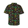 thumbnail image 3 of Daiia Pineapples Hawaiian Shirt for Men Gentle Cotton Regular Short Sleeve Casual-3X-Large, 3 of 9