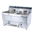 thumbnail image 2 of Adcraft DF-12L/2 Friteuse Réservoir Double de 50 Livres Friteuse Électrique de Comptoir 208v NSF, 2 of 4