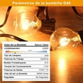 thumbnail image 4 of Guirnalda De Luces 25+4 Focos 7.6 Metro Exterior Impermeable Elek 25pz, 4 of 4