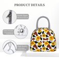 thumbnail image 4 of Balery Sunflower Cow Bolsa de Almuerzo para Mujeres, Caja de Almuerzo, Bolsa de Almuerzo Pequeña Impermeable, Tote de Almuerzo Reutilizable con Gran Capacidad, 4 of 6