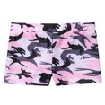thumbnail image 4 of ranrann Kids Girls Boy-Cut Gymnastic Sports Booty Shorts Athletic Running Activewear Hot Pants Pink 7-8, 4 of 4