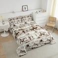 thumbnail image 4 of Erosebridal Western Cactus Bedding Sets Queen with Comforter, Tribal Horse Comforter Sets Queen Size, Rustic Farmhouse Down Comforter, Super Cozy Bedroom Decor, 3-Piece, 4 of 8