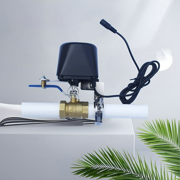 GJX Wifi Water Valve Controller,Smart Water Valve Shut Off,Automatic Valve Watering Timer,Sprinkler Controller