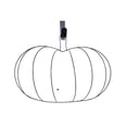 thumbnail image 2 of (4) HTL Pumpkin Shaped 3D Metal Wire Wreath Forms, Fall Thanksgiving, Holiday Front Door Wreath Frame 13-inx17.625-in., 2 of 6