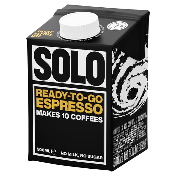 Solo ready to go Espresso 500ml, Imported from Britain