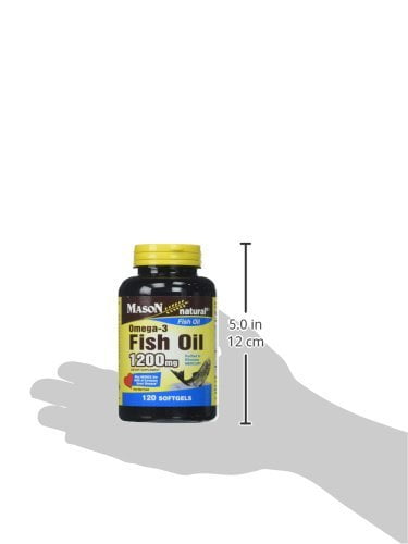 Mason Vitamins Fish Oil Omega 3 Softgel 120 Count Walmart Com Walmart Com