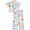 SpongeBob Yellow, variant on SpongeBob Girls Button Front Top and Pants Pajama Set, 2-Piece, Sizes 4-12