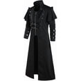 thumbnail image 2 of Chaqueta de frac estilo steampunk, estilo gótico, renacentista y victoriano retro para hombre, uniforme de esmoquin bordado medieval victoriano., 2 of 5