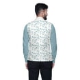 thumbnail image 3 of Atasi Marriage Ethnic Coat For Men Printed Nehru Jacket Mens Bandhgala Casual Vest Jacket-X-Large, 3 of 3