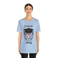 thumbnail image 4 of Class Of 2023 Cheetah With Grad Hat And Red Glasses Bella Canvas T-shirt, 4 of 12