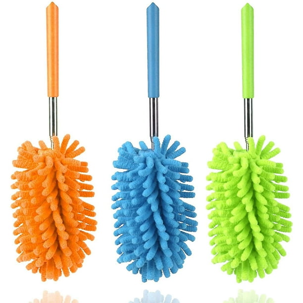 Plumero De Microfibra Para Limpieza, Plumeros Lavables A Mano, Poste Extensible