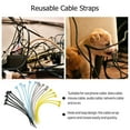 thumbnail image 3 of CHICHUMID 20Ud Organizador De Cables De Silicona Reutilizable Con Ajustable Para Uso En Casa Y Oficina, 3 of 7