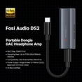 thumbnail image 2 of Amplificador de auriculares DAC Dongle Fosi Audio DS2 USB C a AUX, 2 of 8