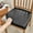 Black, variant on Firefly Hope 2 Pack Waterproof PU Leather Stretch Seat Covers, Dining/Kitchen Chair Protectors, Size M, Brown