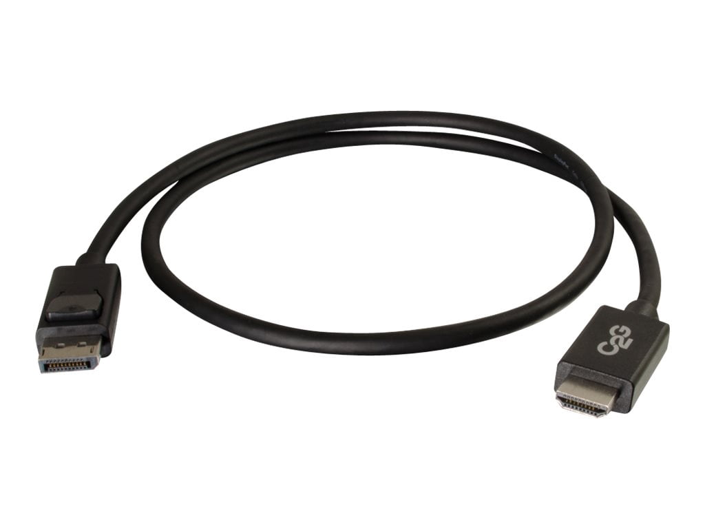 C2G 6ft DisplayPort to HDMI Adapter Cable - Black - DisplayPort cable - 6 ft
