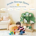 thumbnail image 6 of Curipeer 3-Tier Kids Bookshelf,Toy Storage Organizer for Kids Rooms,Green Tree with Bottom Fence, 6 of 7