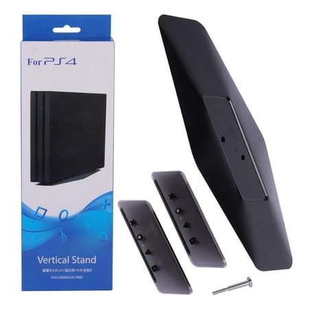 Vertical Stand for PS4 Slim / PS4 Pro Gaming Console Black with Bundle New