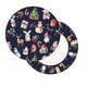 thumbnail image 2 of Disketp Christmas Critters Delight Funda Redonda para Taburete, Funda de Cojín para Silla de Bar Suave y Elástica-14 inch, 2 of 7