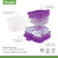 thumbnail image 6 of Tovolo Silicone Ice Mold, Rainbow Large Ice Molds for Cocktail Drinks, 2 Pack, 6 of 7