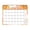 B, variant on VogueV 2026 Wall Calendar With Punch Card Schedule, 12-Month Creative Planner for Office Home Decor, Large Ruled Writing Blocks