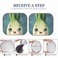 thumbnail image 5 of KLL Adorable Kawaii Fennel Character Windshield Sun Shade 2-Piece Foldable Car Front Window Sunshade for Most Sedans SUV Truck- Medium, 5 of 5