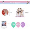 thumbnail image 3 of BTS Birthday Party Decorations, Birthday Supplies for Bangtan Boys Fans Include BTS Happy Birthday Banner Cake Toppers Balloons - -, 3 of 4