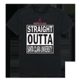 thumbnail image 1 of W Republic Products  Santa Clara University Straight Outta College Tee, Black - Extra Large, 1 of 1