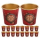 thumbnail image 1 of 50 Piezas Vasos para Beber de Vino Tinto Accesorios para Fiestas de Bodas Vajilla Desechable Cubiertos de Boda Chinos Vasos de Chupito para Copas de Decoración de Fiestas de Vino Tinto, 1 of 8