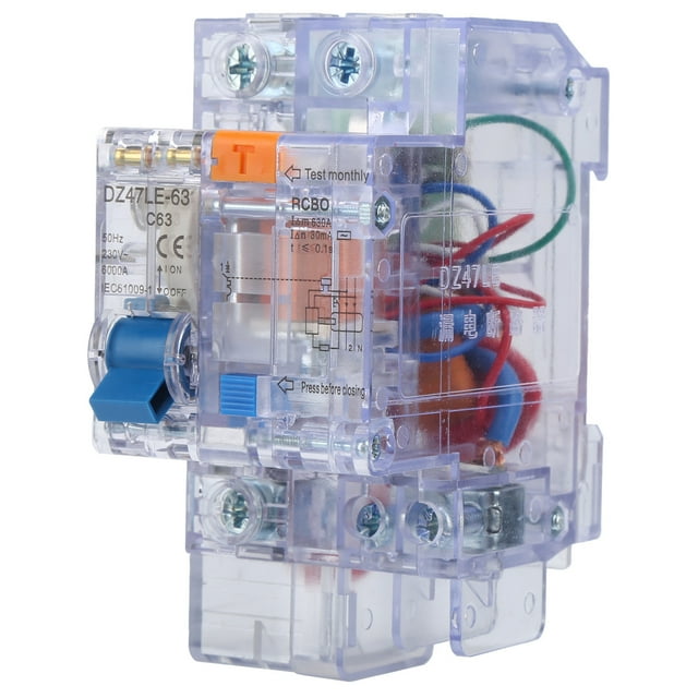 Transparent Circuit Breaker, Corrosion Resistance Circuit Breaker Superior Performance For Household