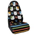 thumbnail image 2 of Uourmeti Cute Cat Paws Terry Cloth Car Seat Cover Sweating, Washable Non Slip Cover for Cars Trucks SUV Seats, Towel Cover for Car Enthusiasts, 2 of 7