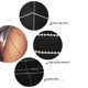 thumbnail image 4 of Cadena de cuerpo de imitación Zulema Pierna Muslo plata, 4 of 8