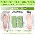 thumbnail image 4 of Pumice Stone for feet 2 Pack: Scrubber, Double Sided Scraper Pedicure Tools Foot Care EntreFeet, 4 of 6