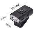 thumbnail image 1 of Soidarity Luces de bicicleta recargables por USB, luz delantera de bicicleta, lámpara de calentamiento LED de seguridad para ciclismo, accesorios para Ciclismo Soidarity OD008863-00, 1 of 1