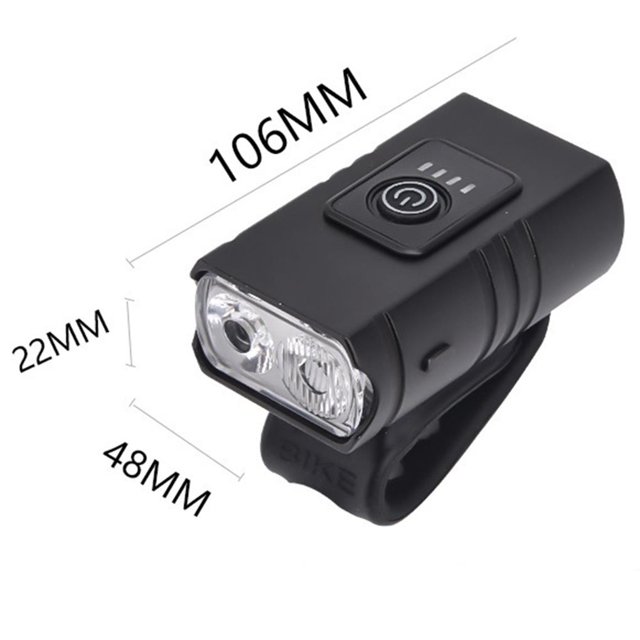 Soidarity Luces de bicicleta recargables por USB, luz delantera de bicicleta, lámpara de calentamiento LED de seguridad para ciclismo, accesorios para Ciclismo Soidarity OD008863-00