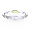 thumbnail image 2 of East-West Stackable Baguette Ring in Sterling Silver, 2 of 3