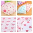 thumbnail image 3 of 3 Pcs Shower Caps, Waterproof Bath Caps Plastic Reusable Shower Caps Elastic Band Bath Hair Hat for Women Ladies, 3 of 6