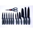 thumbnail image 2 of Oster Slice Craft 14 Piece Cutlery Set W/Black Block - Black, 2 of 2