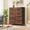 Brown, variant on TINKLE WELL 9 Drawer Fabric Storage Dresser, Wide Foldable Bins for Easy Organization, Perfect for Closet, Bedrooms, Hallways, Black
