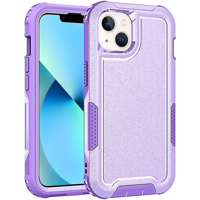 Estuche de carga inalámbrica para iPhone 14 Plus, protección para cámara, protección en las cuatro esquinas y protección para botones.
