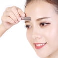 thumbnail image 3 of Cuchilla para afeitar cejas, hoja de acero inoxidable para cortar y afeitar, cuchillo para dar forma a cejas, recortadora intercambiable, 100 Uds., 3 of 5