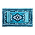 thumbnail image 3 of Flash Furniture Ventana Rectangular Southwestern Black, Grey, Turquoise Area Rug, 2' x 3', 3 of 7