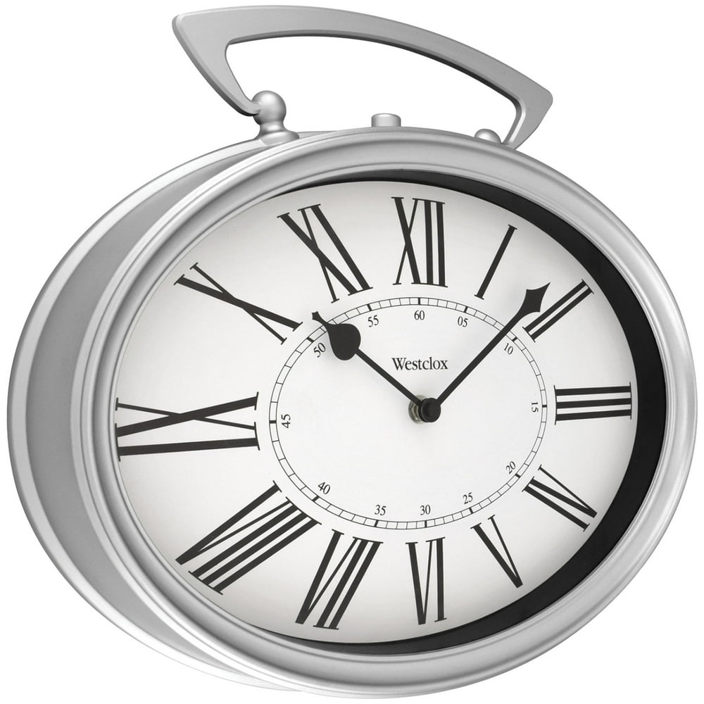 Westclox 33992 15" Oval Pocket Watch Wall Clock