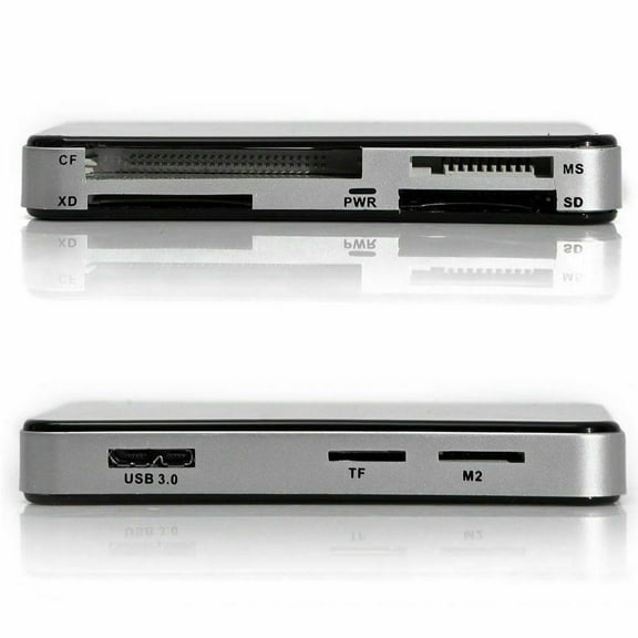 Sanoxy SANOXY-HUB7 USB 3.0 8-in-1 Compact Flash Multi Card Reader CF Adapter Micro SD MS XD 5Gbps